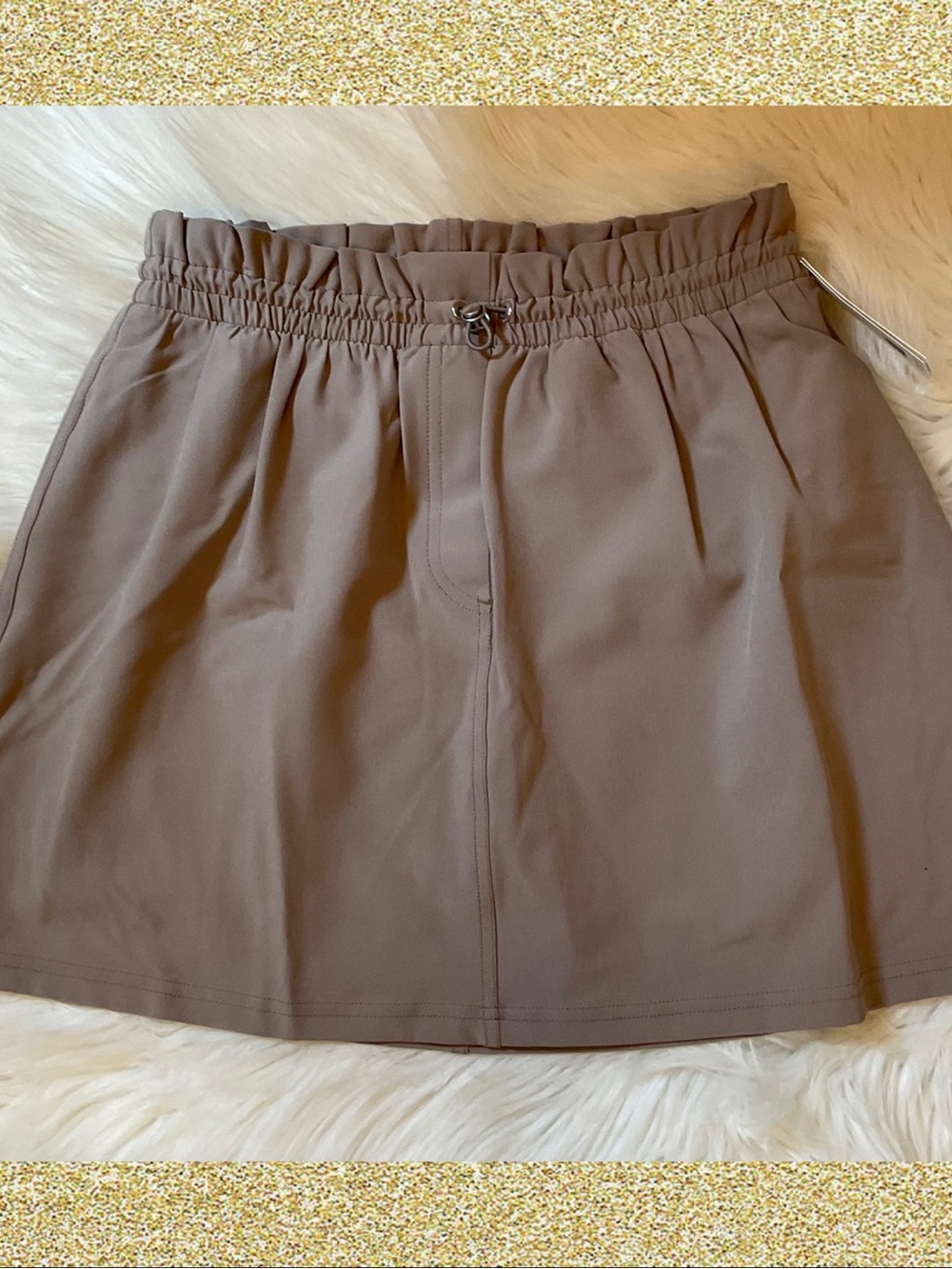 Spanx Casual Fridays Cinched Skort - NWT - Size Small - Driftwood